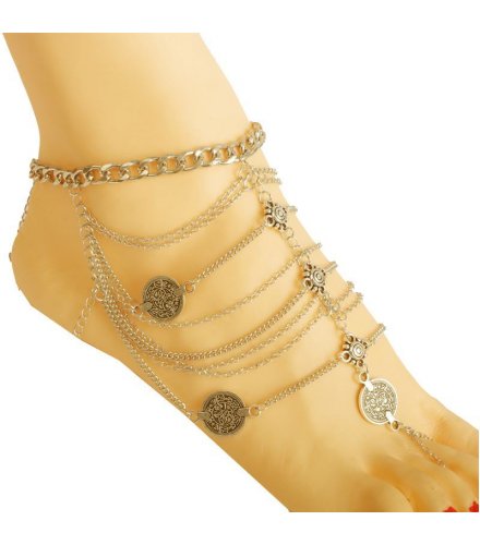 AK004 - Gold Coin Anklet