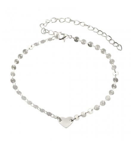 AK080 - Love coins simple anklet 