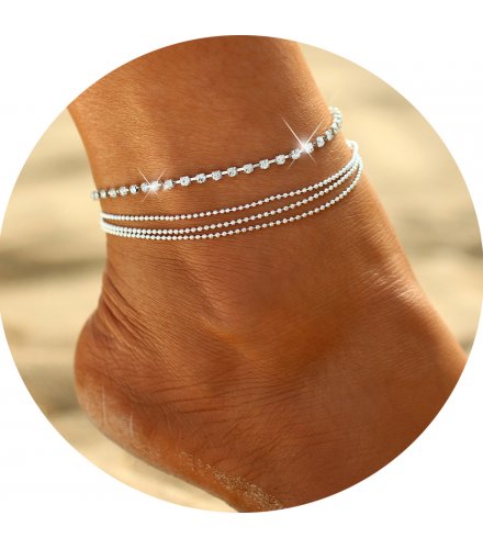 AK084 - Simple cheap claw chain anklet