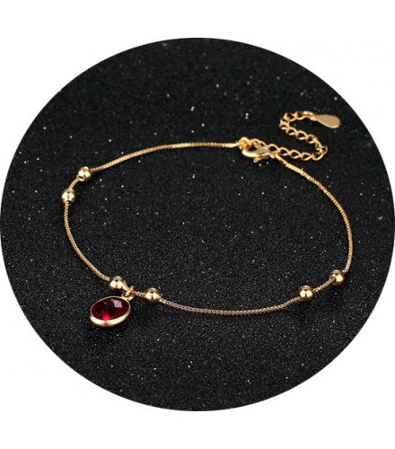 AK117 - Gold-plated simple anklet