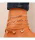 AK136 - Simple butterfly Four Piece Anklet