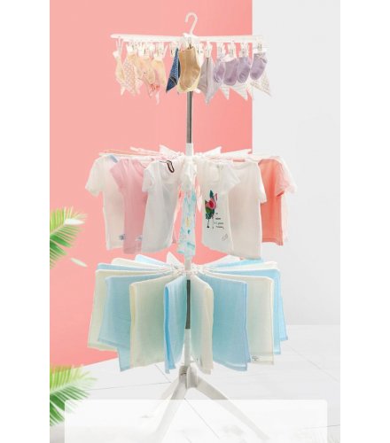 BA024 - Two Layered Baby Clothes Drying Rack