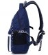 BP159 - Striped Blue Backpack Bag