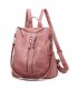 BP558 - Korean soft face pu leather women's backpack