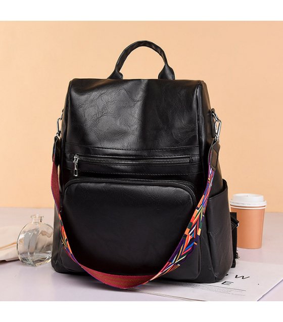 BP761 - Soft Leather Textured Backpack