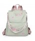 BP773 - Floral Green Canvas Backpack