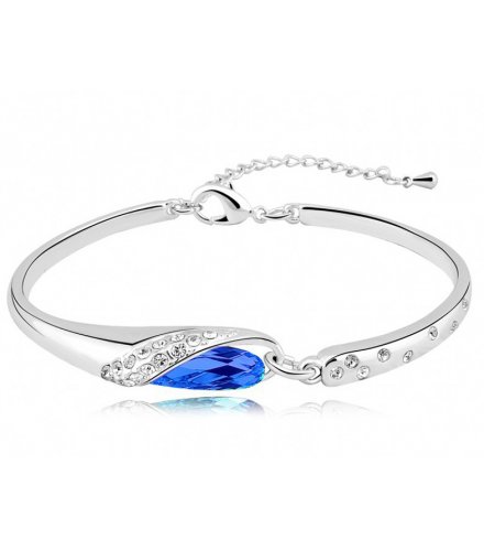 B025 - Blue Crystal Bracelet