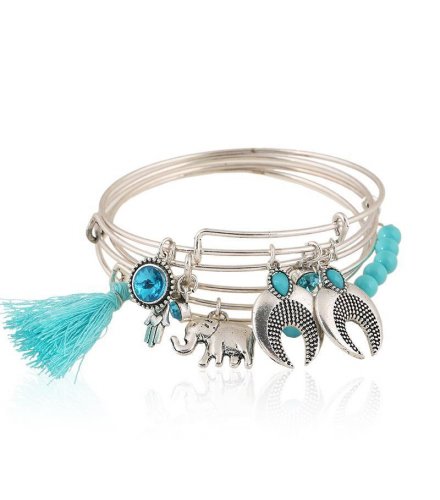 B345 - Blue Turquoise Bracelet