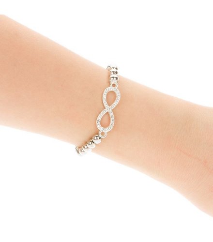 B466 - Silver Infinity Bracelet