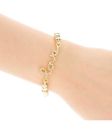 B467 - Gold LOVE Bracelet