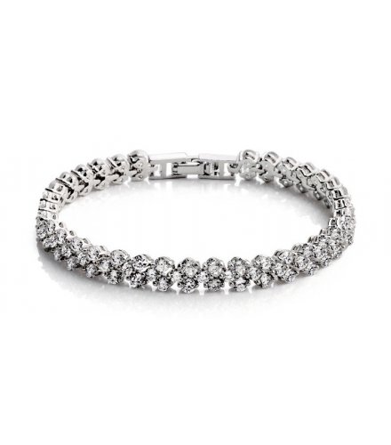 B565 - Zircon crystal bracelet