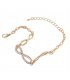 B572 - Gold Infinity Bracelet