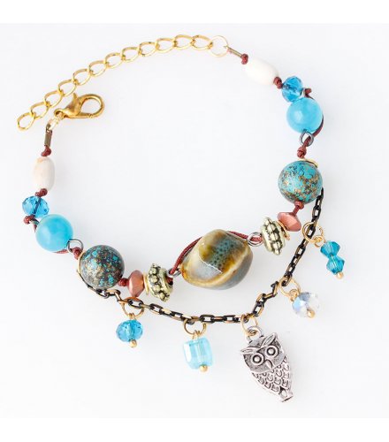 B601 - Blue Gemstone Bracelet