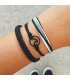 B637 - Bohemian simple braided bracelet
