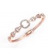 B683 - Korean fashion simple circle diamond bracelet