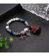 B717 - Boho gradient mixed beads bracelet