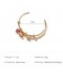 B820 - Cherry Heart Letter Adjustable Opening Bead Round Bracelet