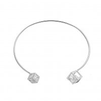B863 - Simple metal square bracelet