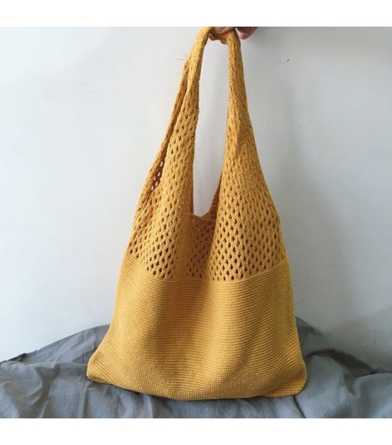 CL1092 - Korean Retro hollow knitted portable shoulder bag