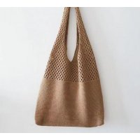CL1093 - Korean Retro hollow knitted portable shoulder bag
