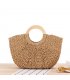 CL575 - Woven straw beach bag