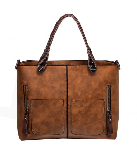CL578 - Stylish double pocket single shoulder handbag