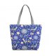 CL724 - Canvas Blue Floral Bag