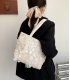 CL805 - Bow lace woven bucket bag