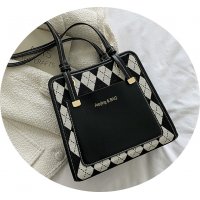 CL897 - Checkered Tote Bag