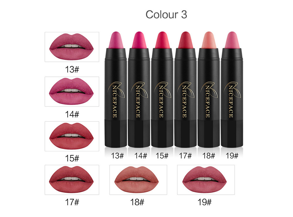 NiceFace 6pc Lipstick Set