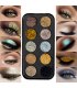 MA389 - Miss Rose 10 Colors Glitter Eyeshadow Palette