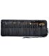 MA396 - 24-Piece : Professional Makeup Brush Kit with Roll-Up Carrying Case