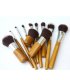 MA432 - 11pcs Makeup Brushes Set with Bamboo Handle