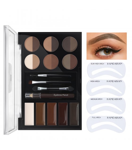 MA573 - Professional Brow Makeup Palette Set