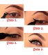 MA582 - 2-in-1 black waterproof double-ended triangle seal eyeliner