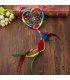 DC048 - Color ribbons love heart-shaped Dream catcher