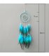 DC084 - Blue feather Indian dream catcher