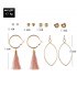 E1022 - Flower Tassel Earrings