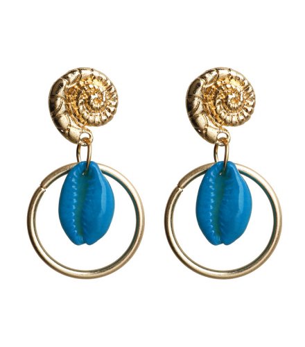 E1026 - Blue Bead Earrings