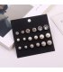 E1029 - Pearl ball earrings