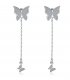 E1045 - Butterfly Tassel Korean Fashion Earrings