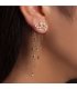 E1049 - Five-pointed star tassels Hanging Earrings
