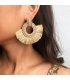 E1051 - American fashion tassel earrings