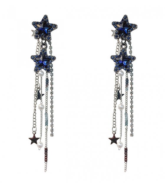 E1059 - Tassel crystal earrings