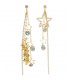 E1060 - Diamond pentagram earrings