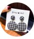 E1062 - Retro Plaid Earrings