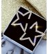 E1078 - Diamond pentagram earrings