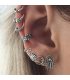E1081 - Bohemia retro eight-piece earrings