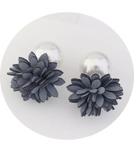 E1118 - Flannel flower earrings