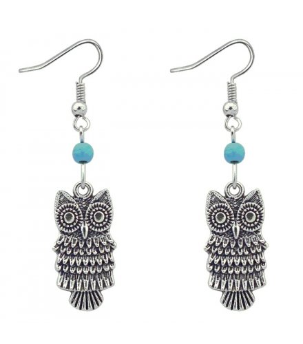 E1134 - Retro fashion cute owl earrings